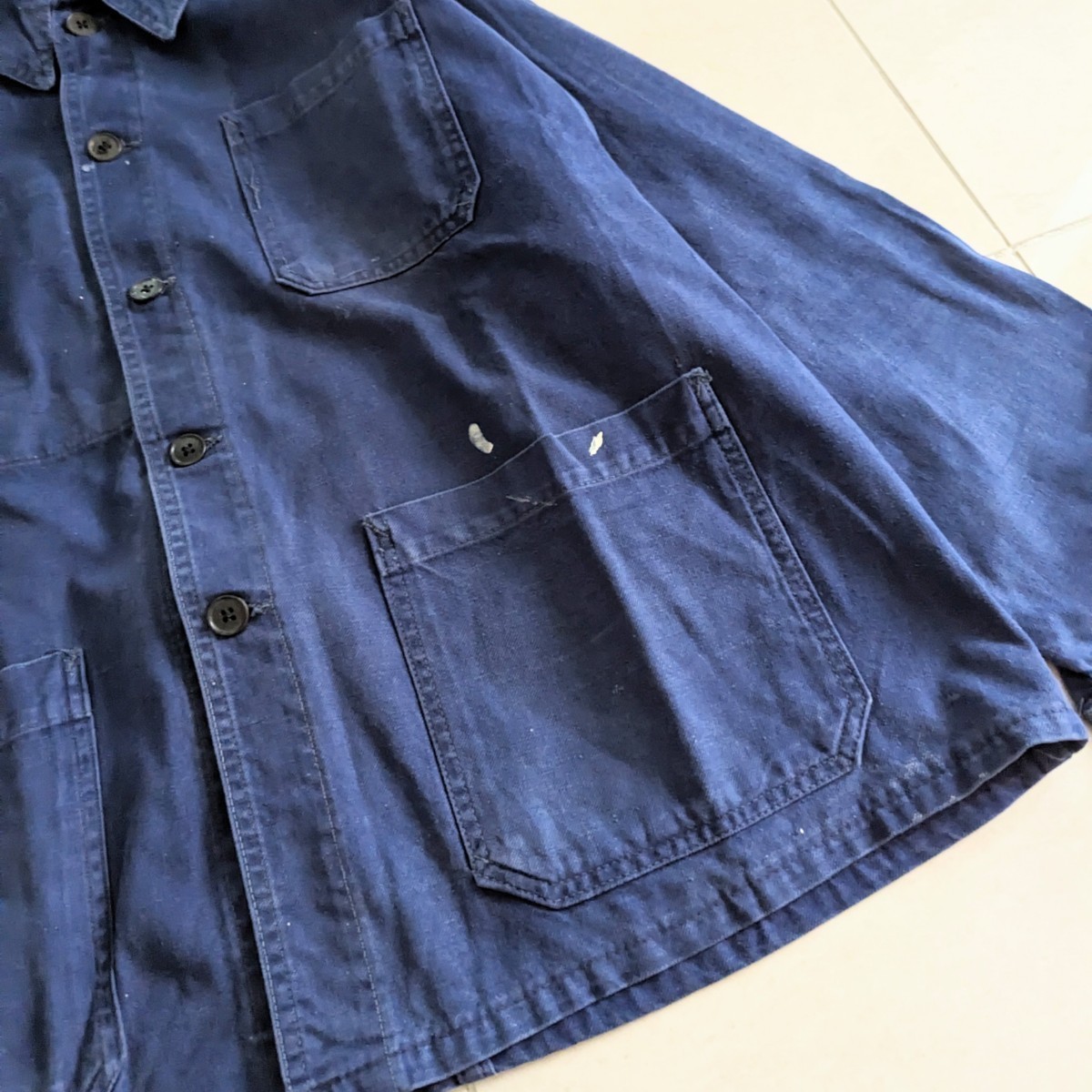 60s セントジェームス製 フランス軍 カバーオール ワークジャケット