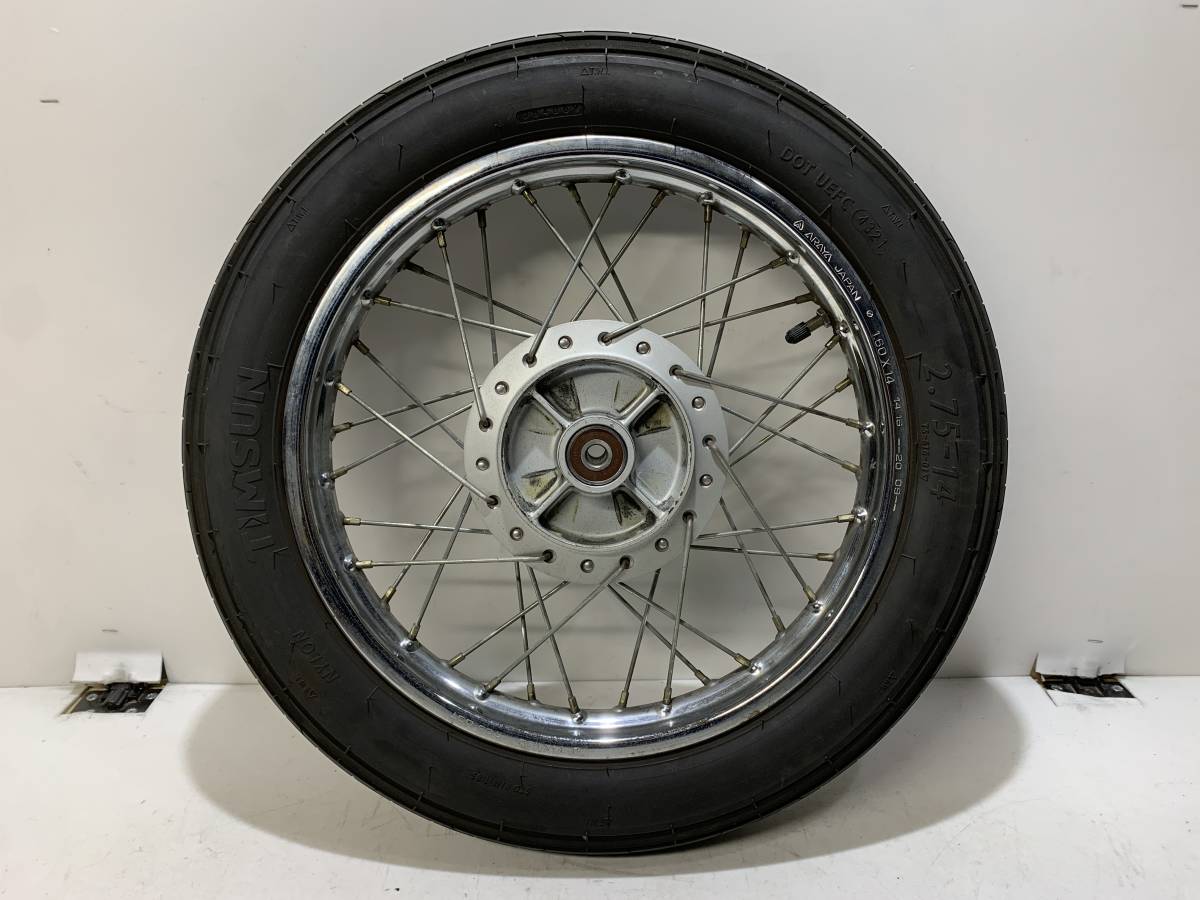 リトルカブ純正ホイール 前後 タイヤ付き スーパーカブ [純正部品
