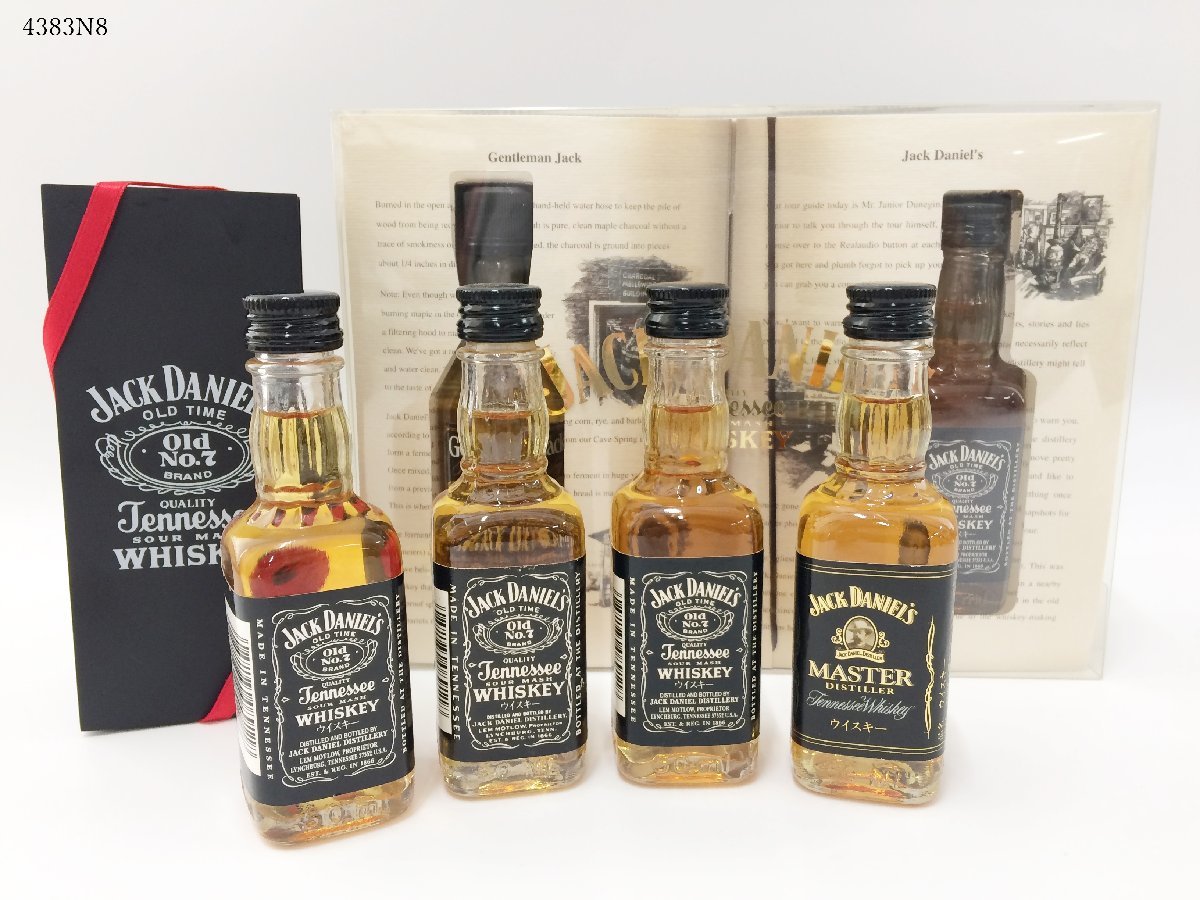☆未開栓 JACK DANIEL'S ジャックダニエル ミニボトル 6本セット