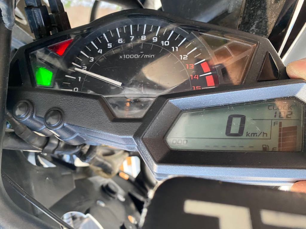 ニンジャ250 EX250Lメーター ABS付 ニンジャ250 EX250L スピードメーター ニンジャ250 EX250L ABS 2814km
