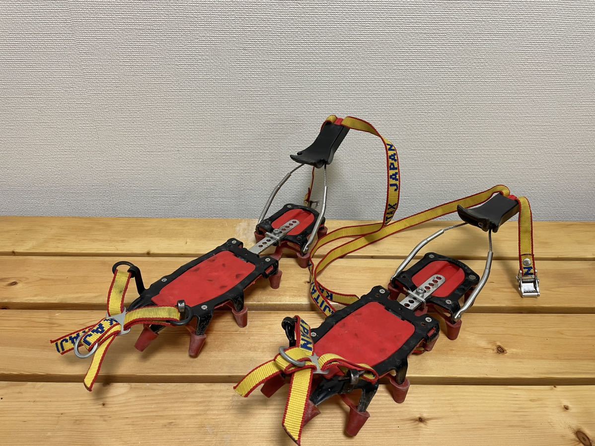 T.KAJITA アイゼン 12本爪 Lサイズ カジタ 梶田 雪山 登山 道具 中古 T.KAJITA アイゼン 12本爪 Lサイズ カジタ 梶田 雪山 登山 道具 中古
