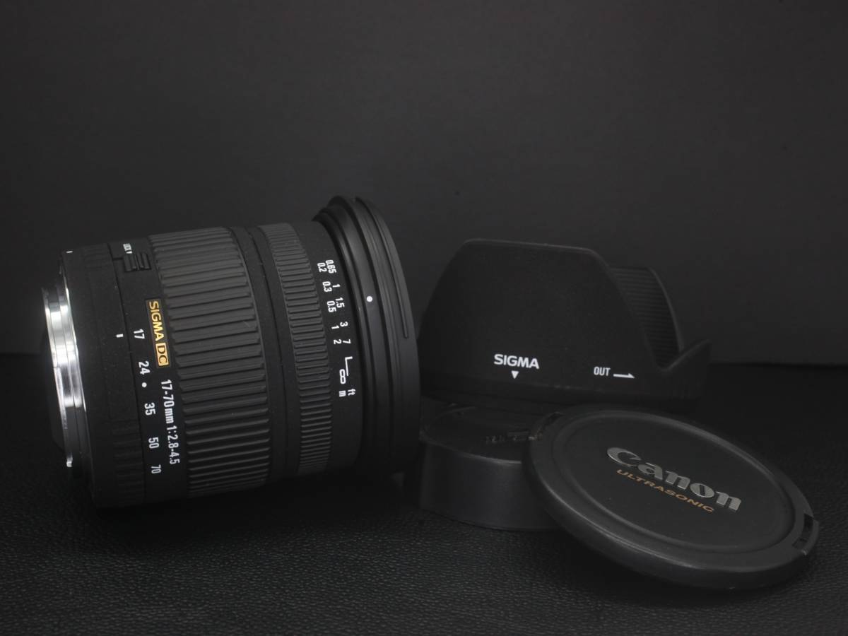 ☆極美品 キヤノン用 シグマ 17-70mm 1:2.8-4.5 DC 極美キヤノン用