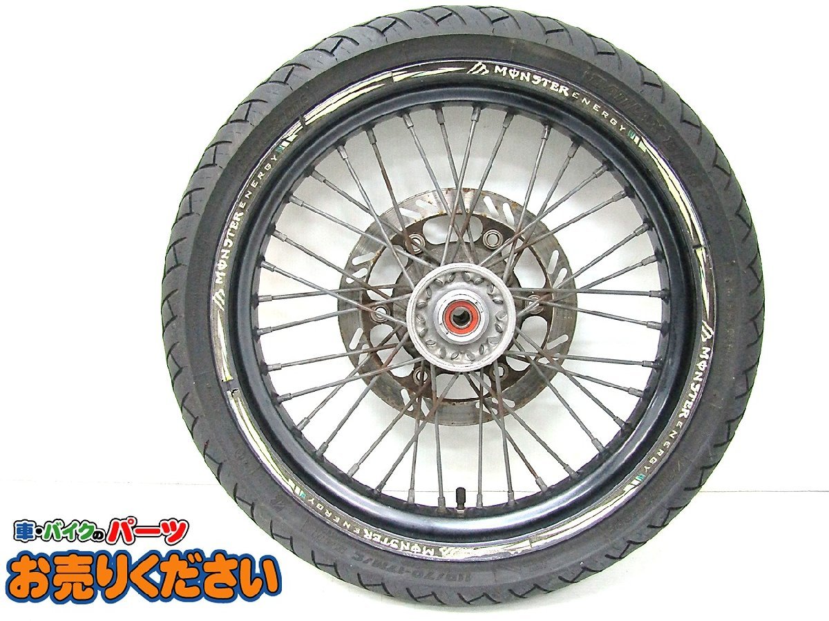 中古現状 カワサキ Dトラッカー250 ☆ 純正 フロントホイール RK EXCEL 中古現状 カワサキ Dトラッカー250 ☆ 純正 フロントホイール RK EXCEL