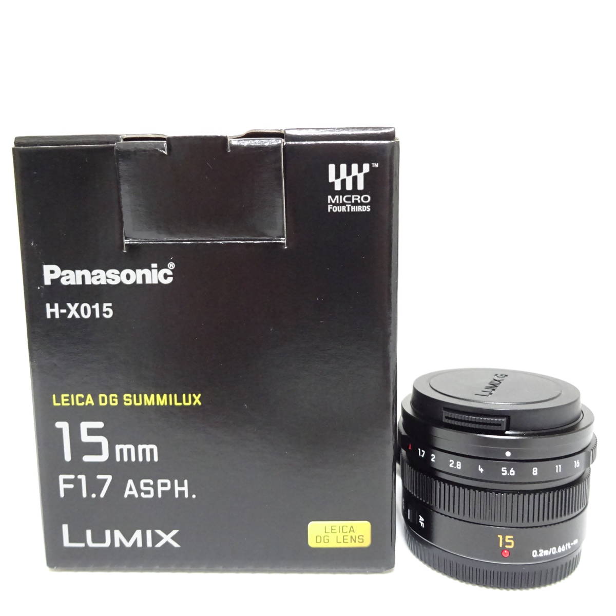 2250058/294/mrrz】Panasonic LUMIX H-X015 15mm F1.7 ASPH カメラ