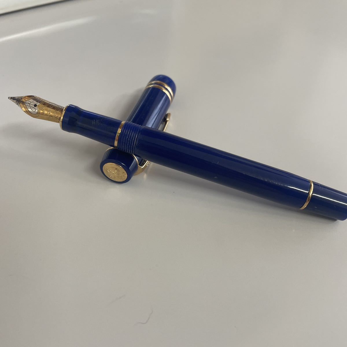 PARKER パーカー 万年筆 DUOFOLD デュオフォールド ペン先18K刻印 筆記