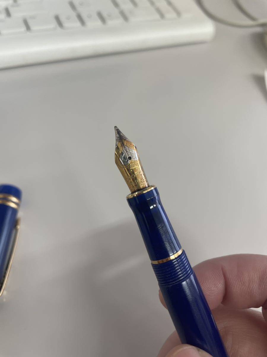 PARKER パーカー 万年筆 DUOFOLD デュオフォールド ペン先18K刻印 筆記