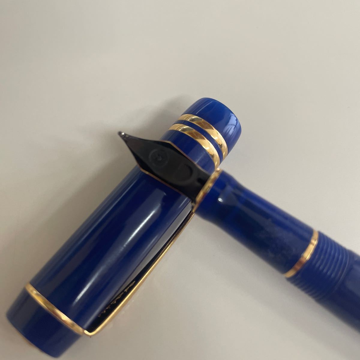 PARKER パーカー 万年筆 DUOFOLD デュオフォールド ペン先18K刻印 筆記