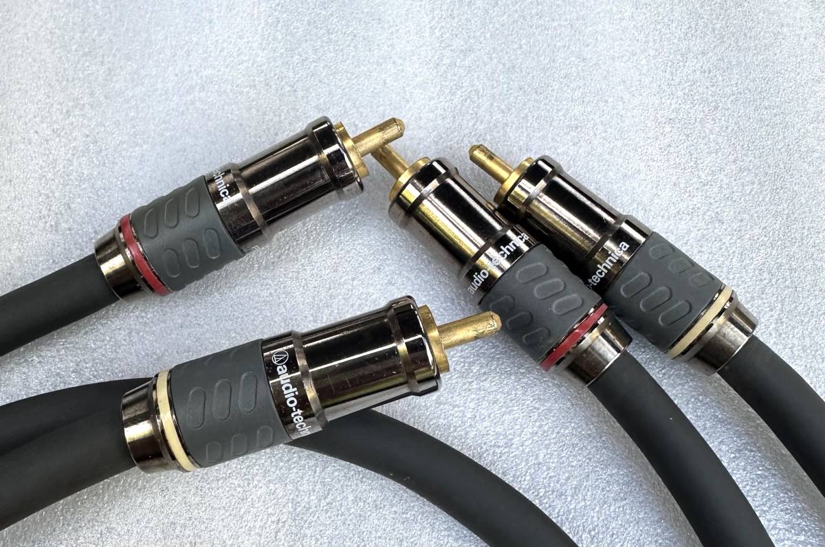 audio-technica AT6A66 RCAケーブル PCOCC＋7N 1m ペア ① AT6A66