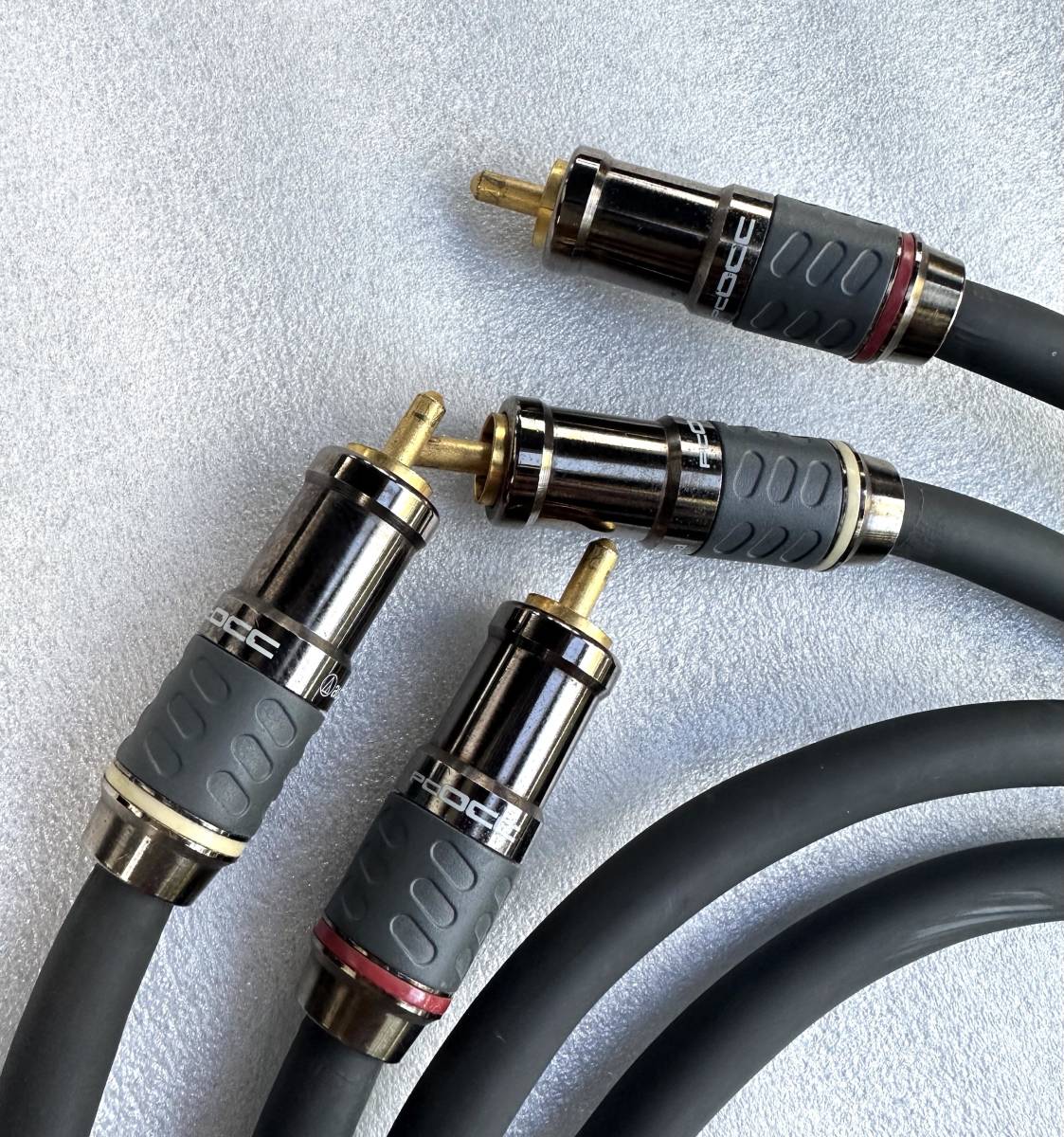 audio-technica AT6A66 RCAケーブル PCOCC＋7N 1m ペア ① AT6A66