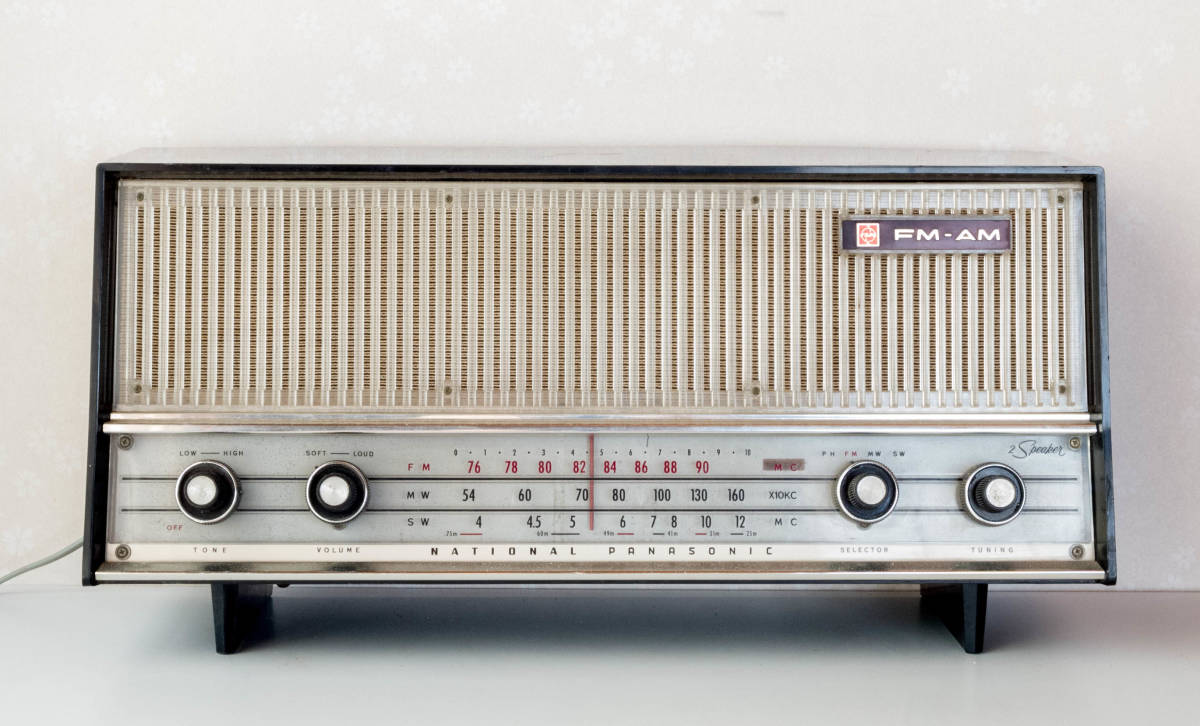 ☆ ナショナル パナソニック FM-AM 3バンド真空管ラジオ RE-830 ☆