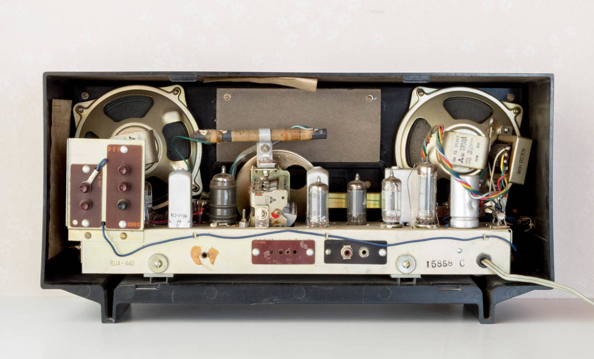 ☆ ナショナル パナソニック FM-AM 3バンド真空管ラジオ RE-830 ☆
