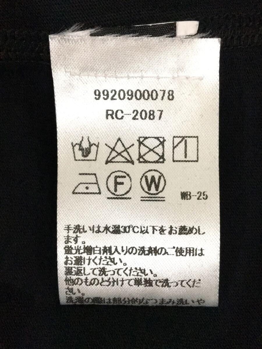 REIGNING CHAMP◆長袖Tシャツ/S/コットン/BLK