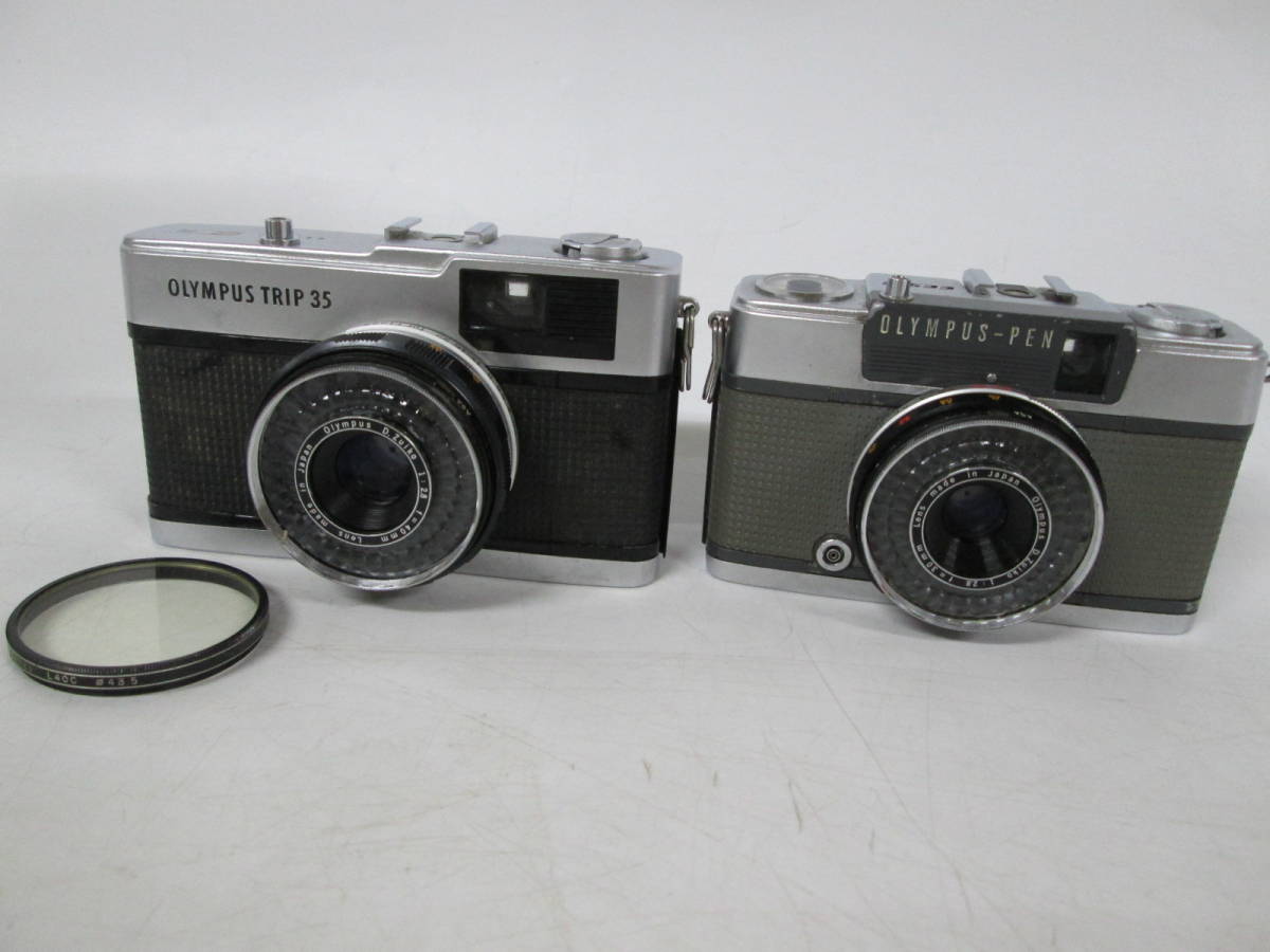 シャッター 【1114n Y6784】オリンパス フィルムカメラ2台 OLYMPUS