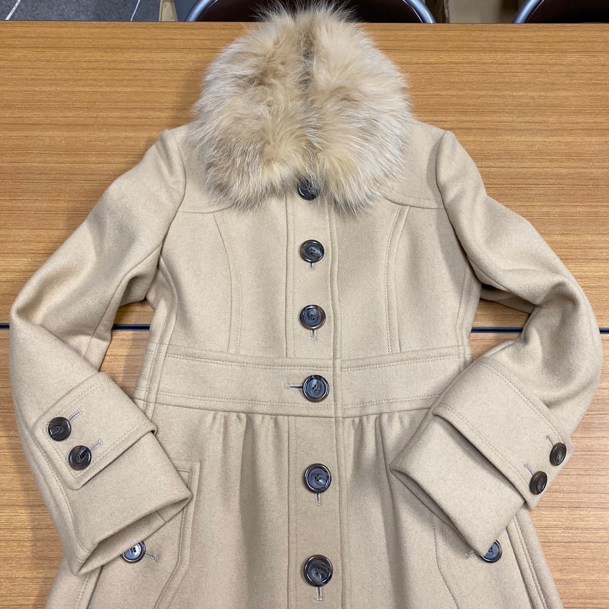 69 BURBERRY BLUE LABEL コート ファー 38 [20231114] 【公式通販】