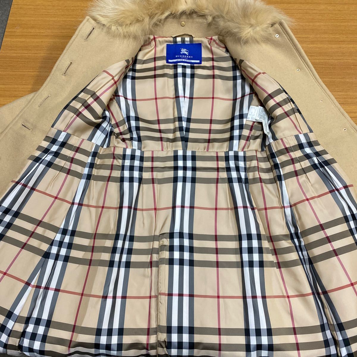 69 BURBERRY BLUE LABEL コート ファー 38 [20231114] 【公式通販】