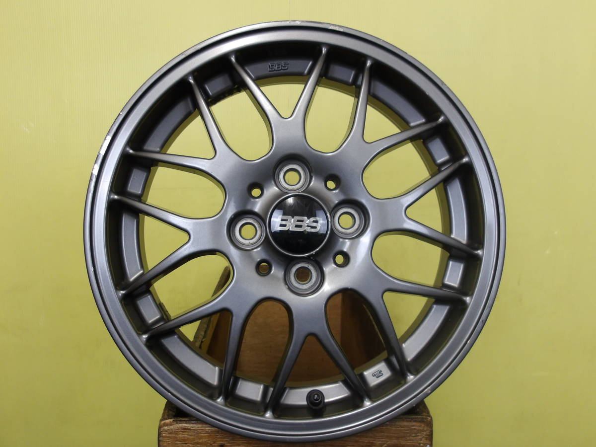 H2214 中古 4本 BBS RX280 ダイハツ 純正 15 x 4.5J +45 4H 100