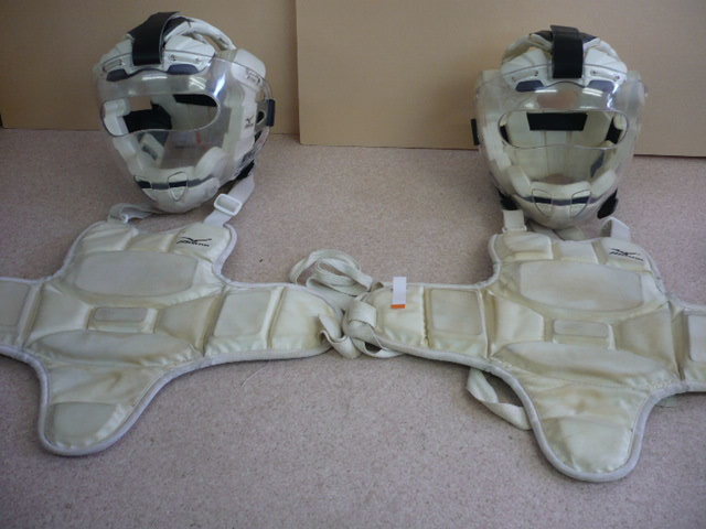 6906.Mizuno(ミズノ) 空手用 プロテクター(胴用)・メンホー まとめて 子供用/Sサイズ/2セット