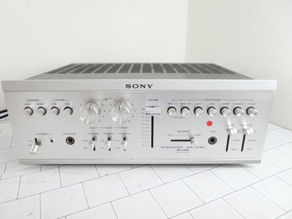 オーディオ機器 SONY ヴィンテージオーディオ プリメインアンプ TA