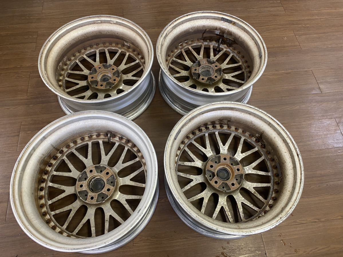 WORK VS XX 18インチ 18x8.0J +38 PCD114.3/5H 中古4本 希少 当時物
