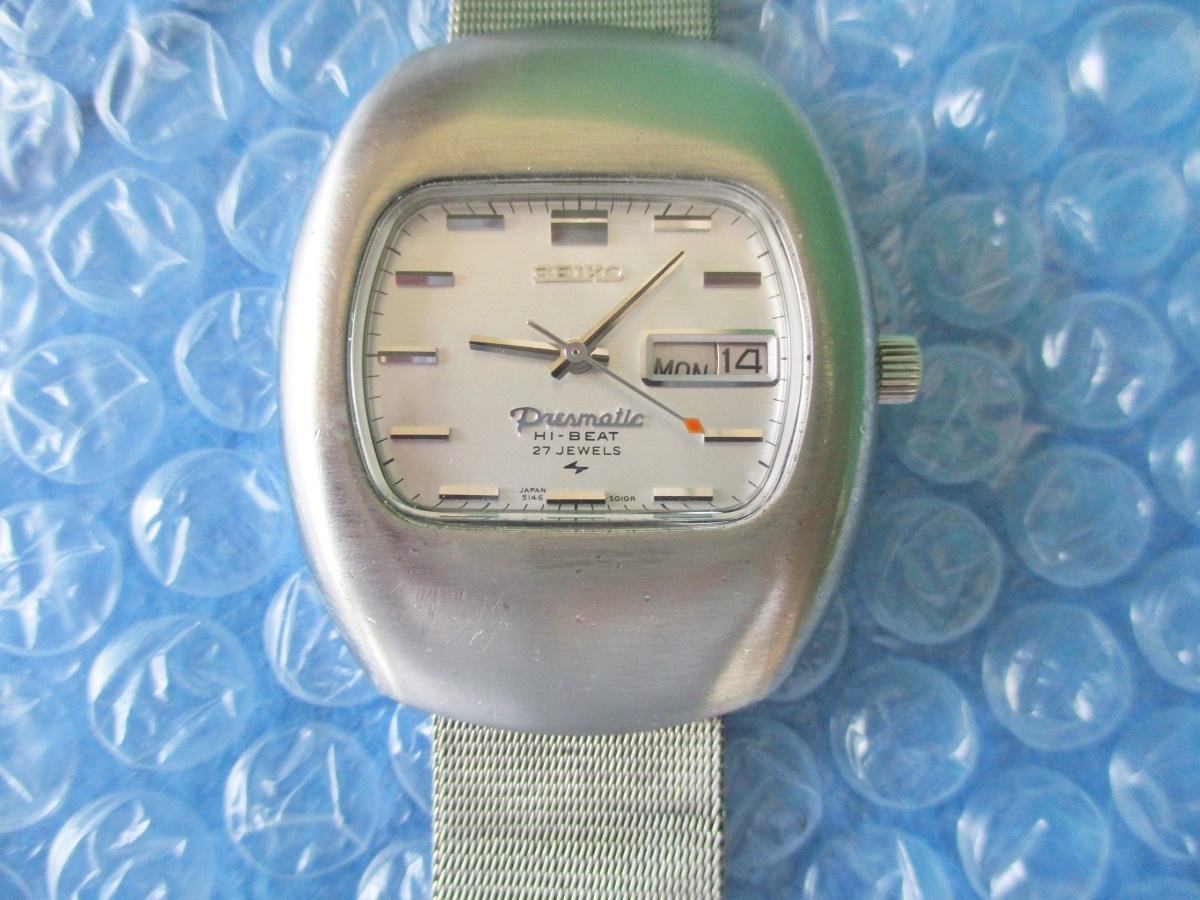腕時計 セイコー SEIKO プレスマチック ハイビート 27石 5146-5011 