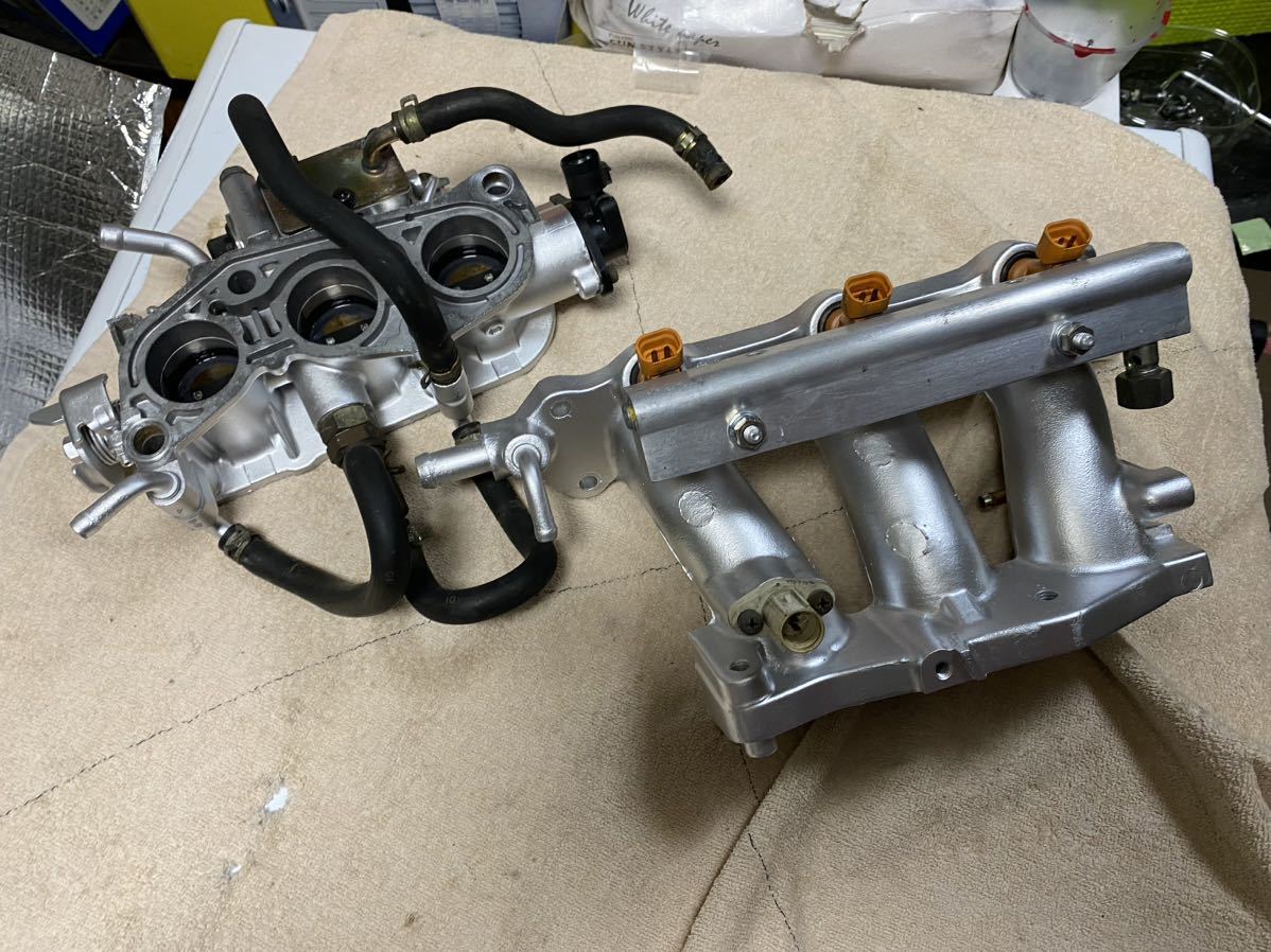 ホンダ　ビート　pp1 インテークマニーホールド　スロットルボディ
