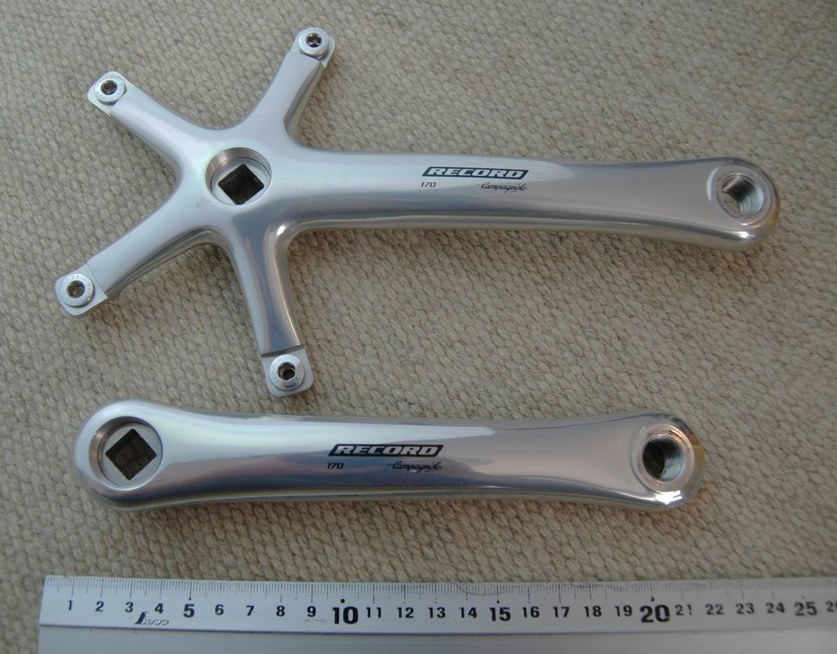 231115_311_79＞CAMPAGNOLO カンパニョロ　RECORD レコード　170㎜　クランク　PCD135 ＞　ビンテージ　レストア　ロード