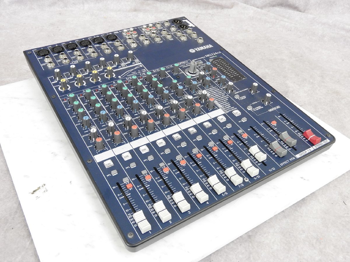 YAMAHA MG124CX アナログミキサー ハードケース付き 美品】YAMAHA