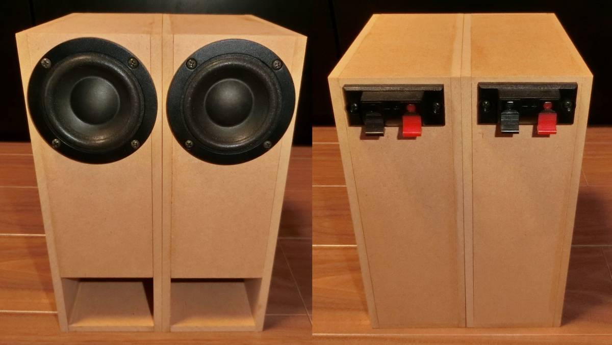 自作 Stereo】多分Stereo誌付録のスピーカー バスレフ バックロード
