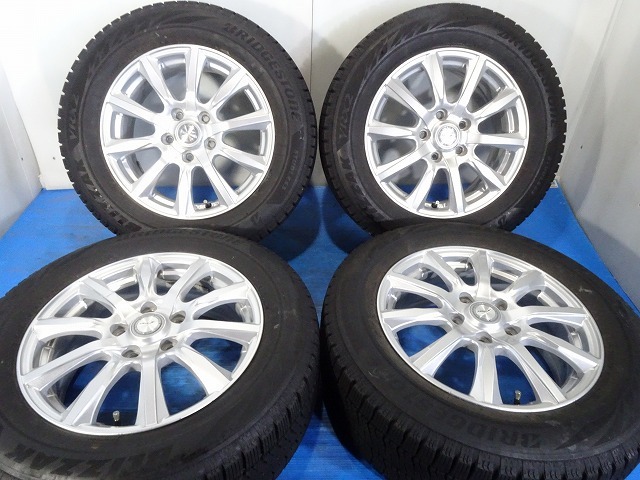 JOKER】215/60R16 95Q 16x6.5J +53 5穴114.3 中古ホイールセット 4本