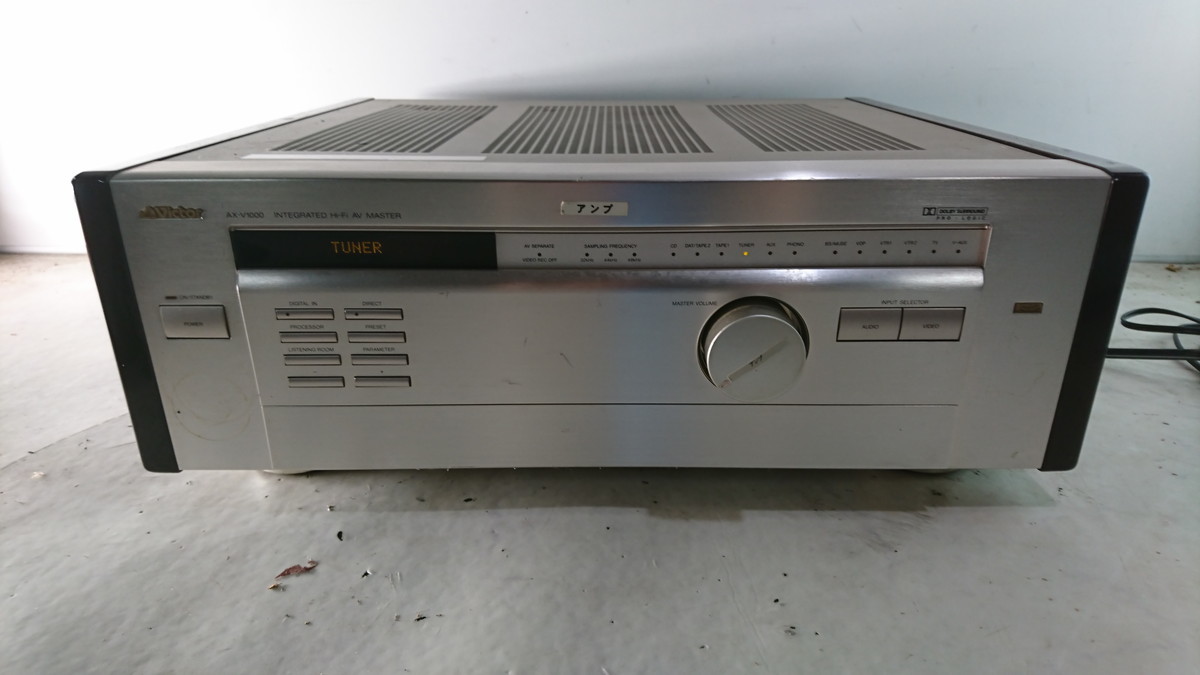a11-118 □Victor AX-V1000 INTEGRATED Hi-Fi AV MASTER アンプ