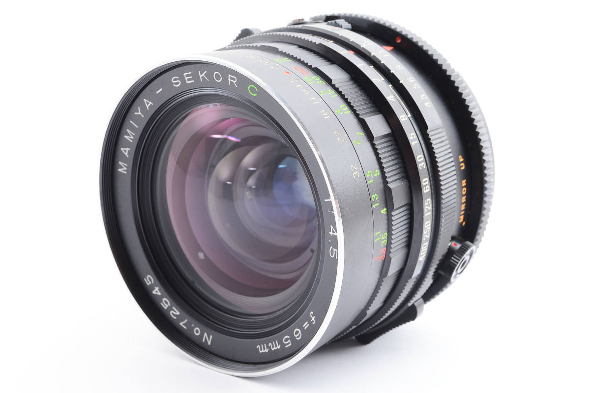 MAMIYA SEKOR 1:4.5 f=65mm マミヤ 中判カメラ レンズ 【公式通販】