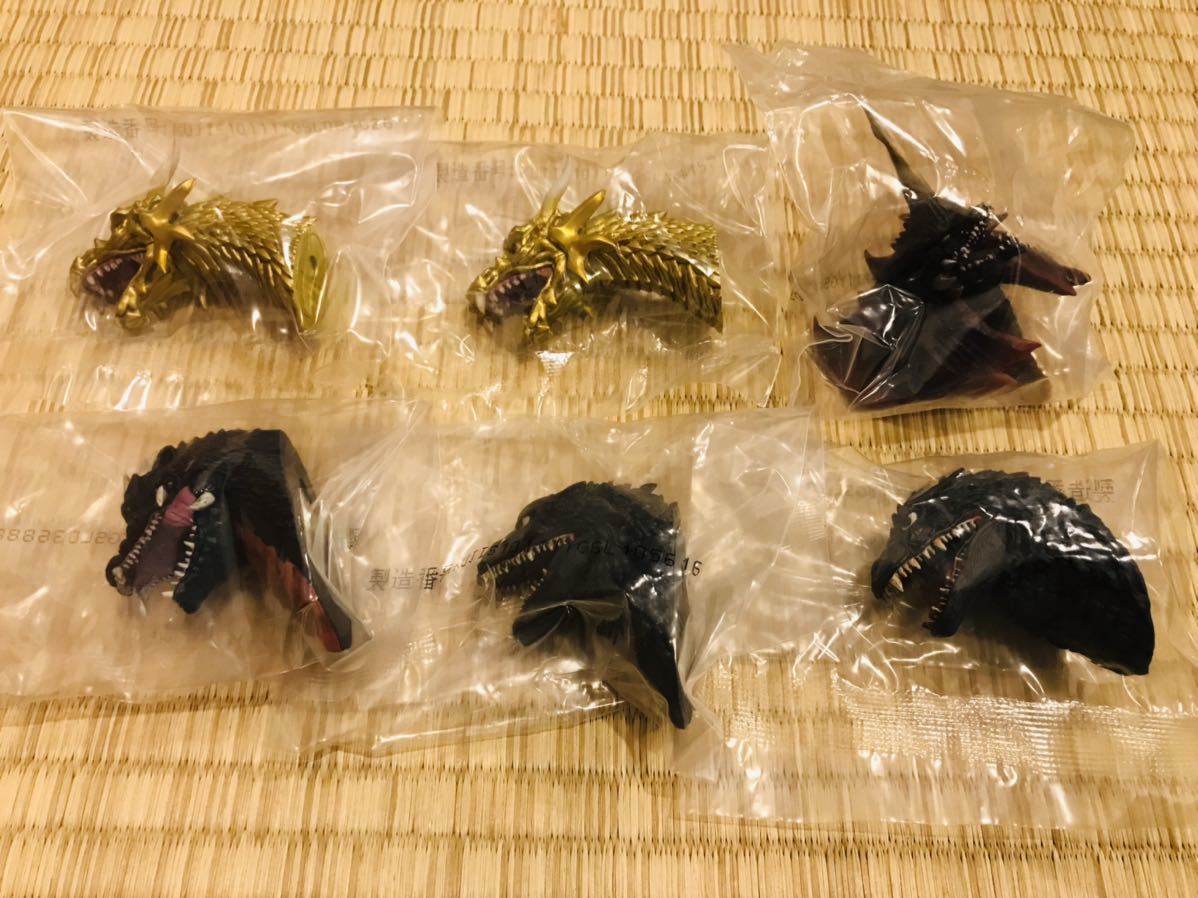 1番クジ　ゴジラ キングギドラ マグネット 4種セット お値下販売中 【4種】一番くじ ゴジラ -1.0 H賞 モンスターヘッド