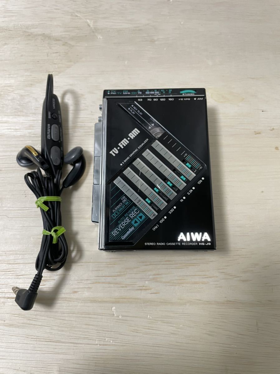 AIWA HS-J9 CassetteBoy ステレオラジオカセットレコーダー ブラック