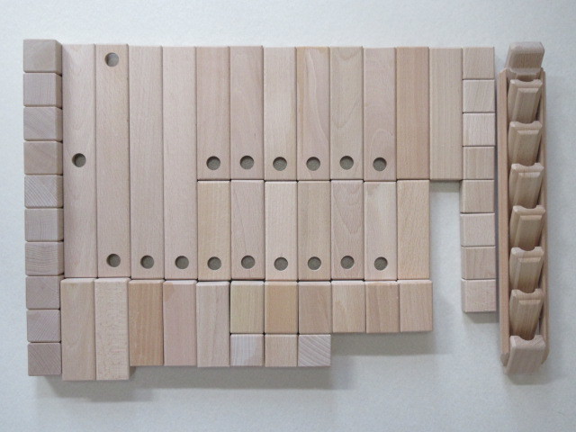 スカリーノ3 Scalino 木のおもちゃ 玉の道 積み木 スイス 滝 セット