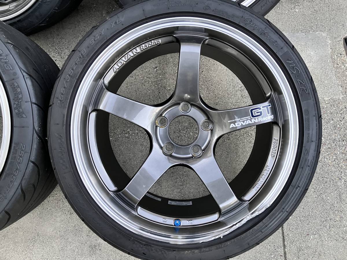 ☆ADVAN RACING GT 鍛造 軽量！ 18インチ 9.5j +45 5H PCD114.3 NS2R 