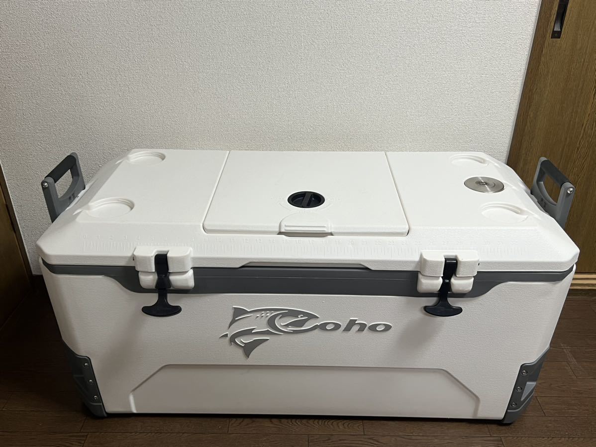 中古美品 COHO / ブローモールド 165QT 156リッター コーホー 大型クーラーボックス マグロ