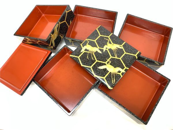 2026年最新Yahoo!オークション -漆器 蒔絵 重箱(漆芸)の中古品 箱 重箱