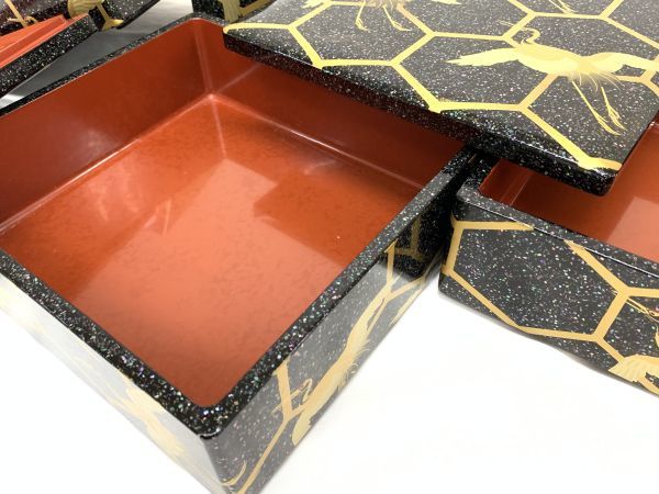 2026年最新Yahoo!オークション -漆器 蒔絵 重箱(漆芸)の中古品 箱 重箱