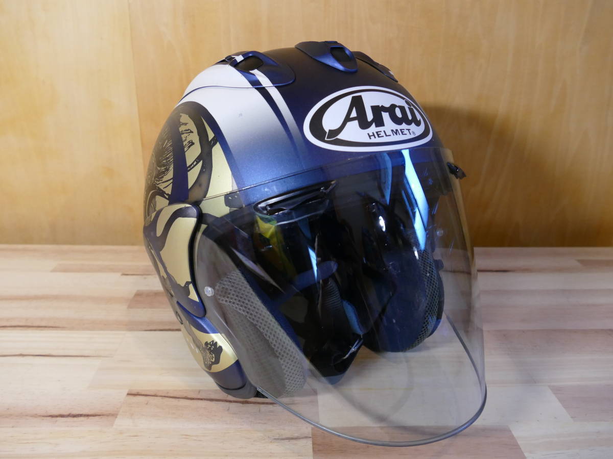 現状品・ジャンク品□ARAI VZ-Ram KODO 鼓動 風神・雷神 （L） Arai VZ-RAM