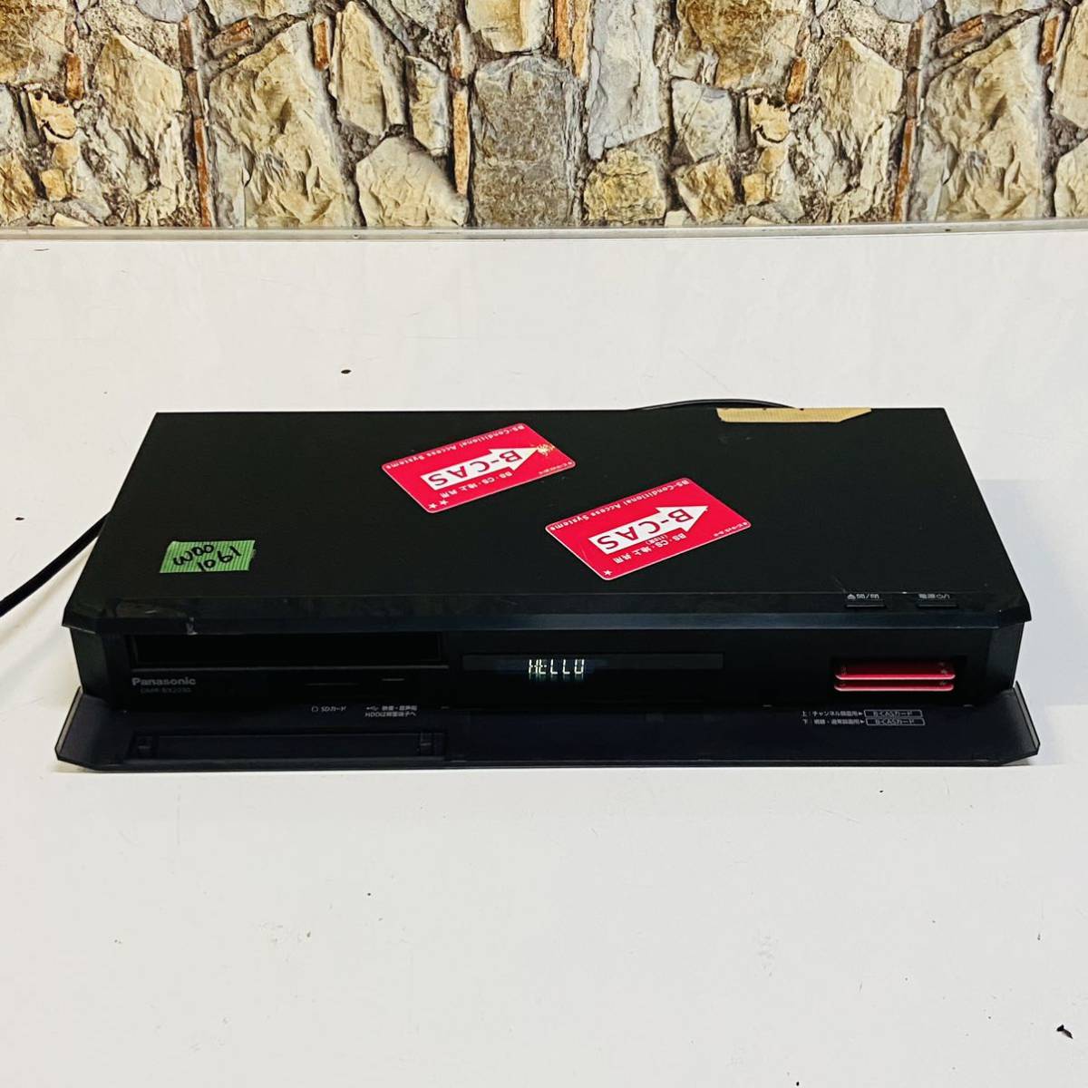 ジャンクPanasonic 全録ブルーレイレコーダー DMR-BX2030 ジャンク