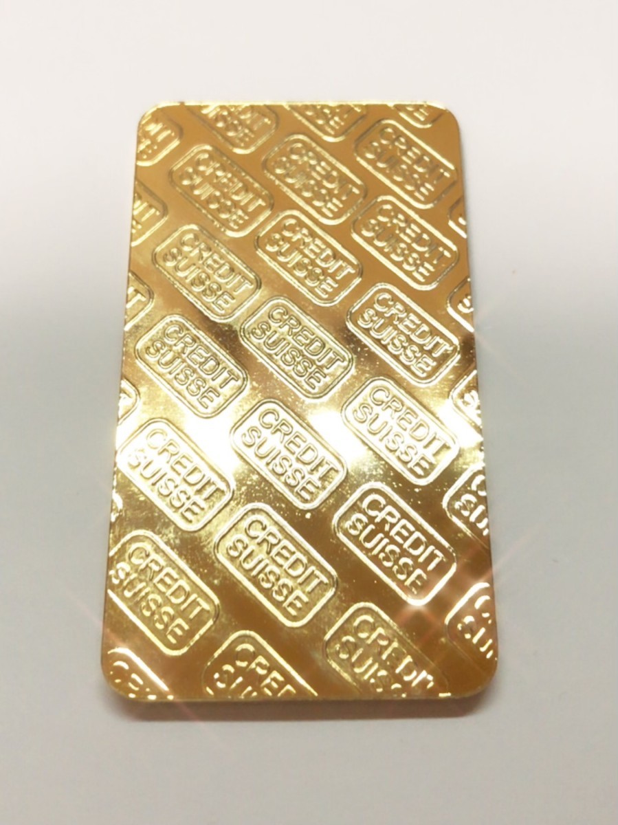 CREDIT SWISSスイス インゴット1 OUNCE 1OZ 1オンス24金 K24ゴールドバー GoldBarインゴット