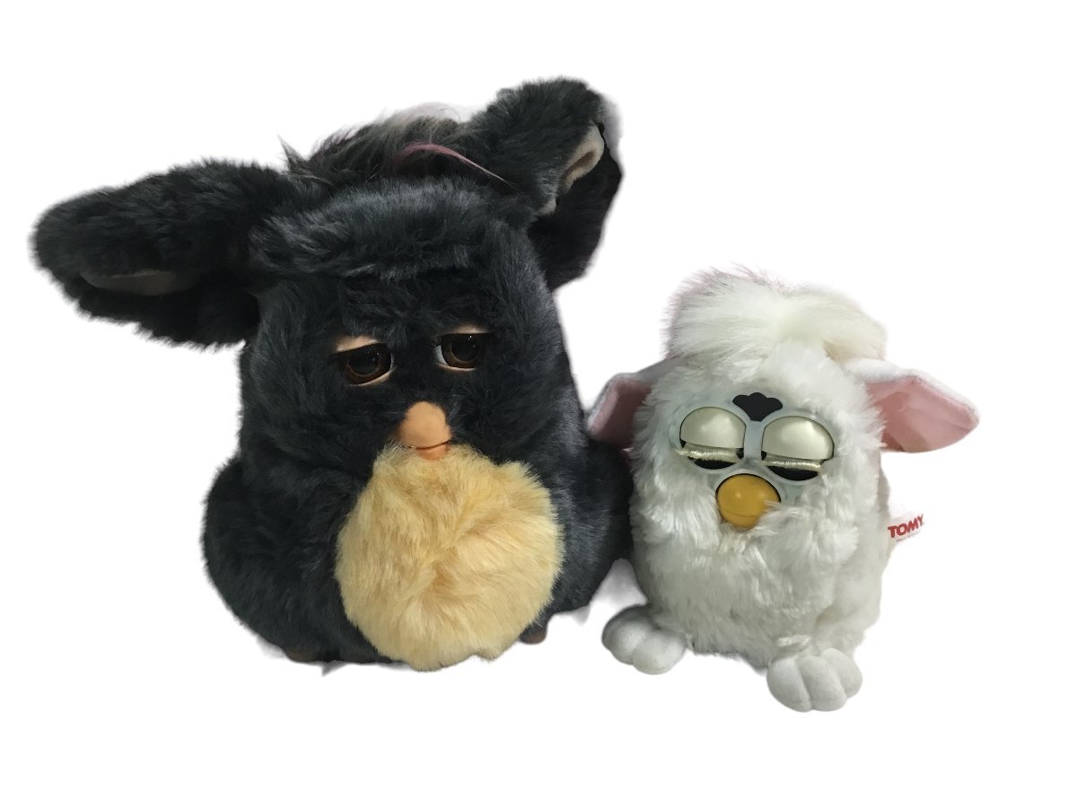 ☆Furby ファービー 2個まとめ売り Furby2 グレー×ライトオレンジ 