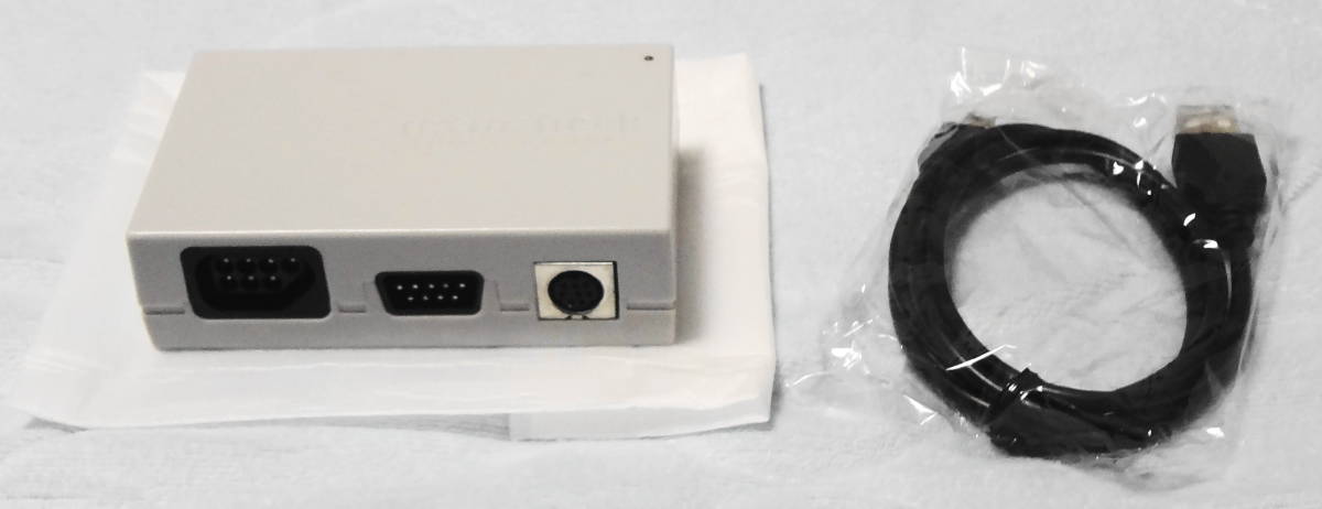 レトロフリーク用コントローラーアダプター（未使用USBケーブル付）