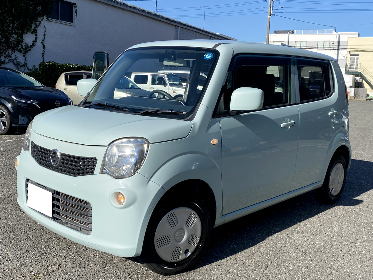 H24年日産モコ(スズキMRワゴンOEM)検長く7年8月・絶好調!アイドルSTOP・TVナビ・ドラレコ・など装備・記録簿有・修復無し・売切り!