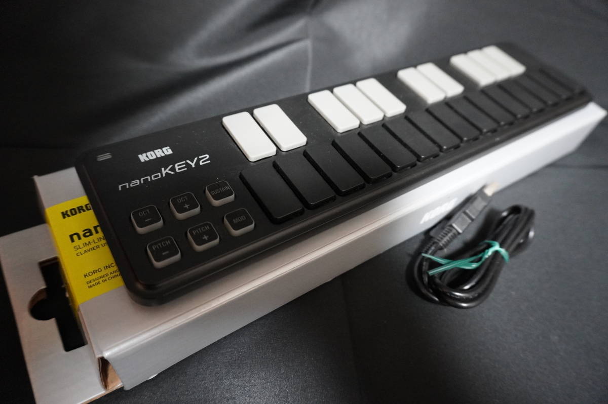 コルグ KORG nanoKEY2-BK USB-MIDIコントローラー 完動品