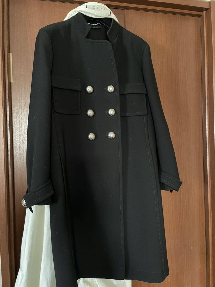 極美品 GUCCI グッチ 黒 コート コレクション 百貨店購入品 グッチ