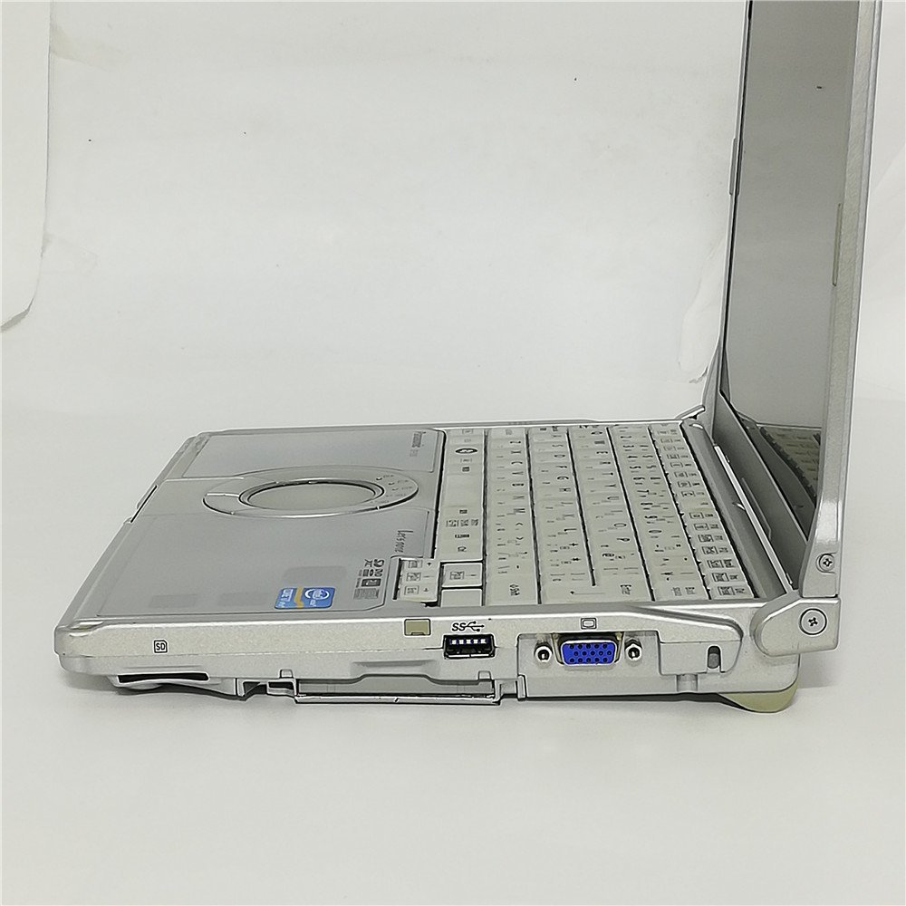 ノートパソコン 1円～ 日本製 フルHD液晶 メモリ6&frasl;12GB メモリ 1円～ 保証付 日本製 Wi-Fi有 12インチ ノートパソコン Panasonic CF-S10DEDDP 中古良品 Core i7 8GB DVD 無線 Windows10 Office おまけ有