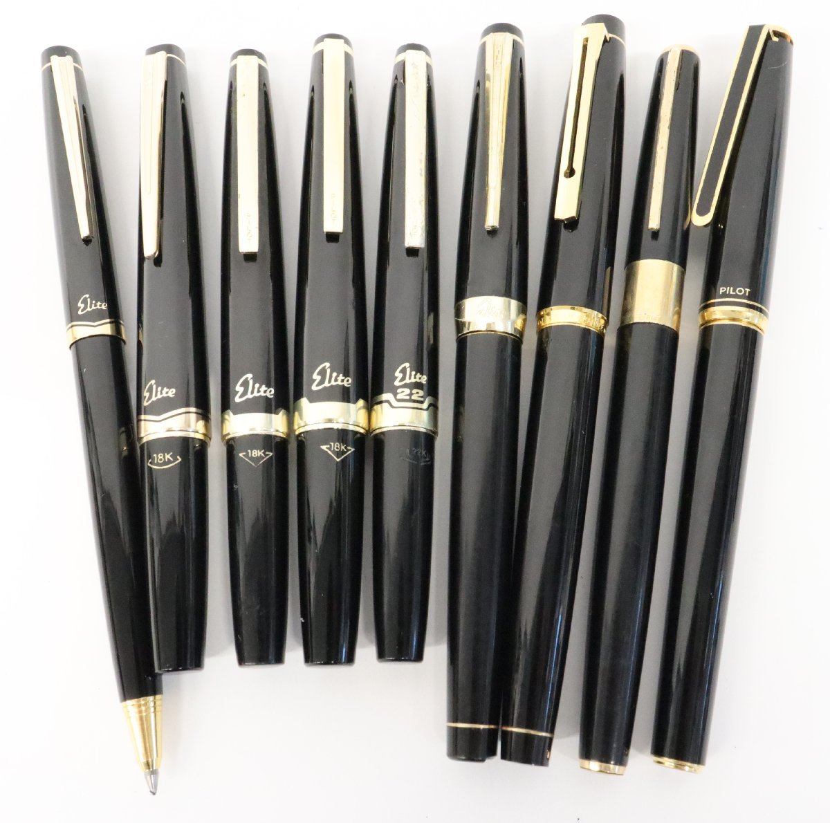 PILOT パイロット 万年筆 スターリングシルバー 格子 細字 中古
