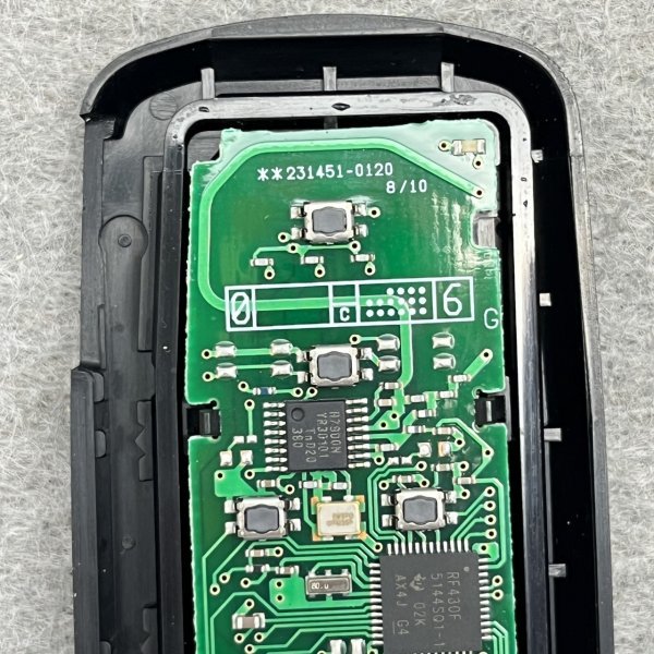 初期化済み トヨタ純正スマートキー 80系 後期 VOXY ノア 231451-0120