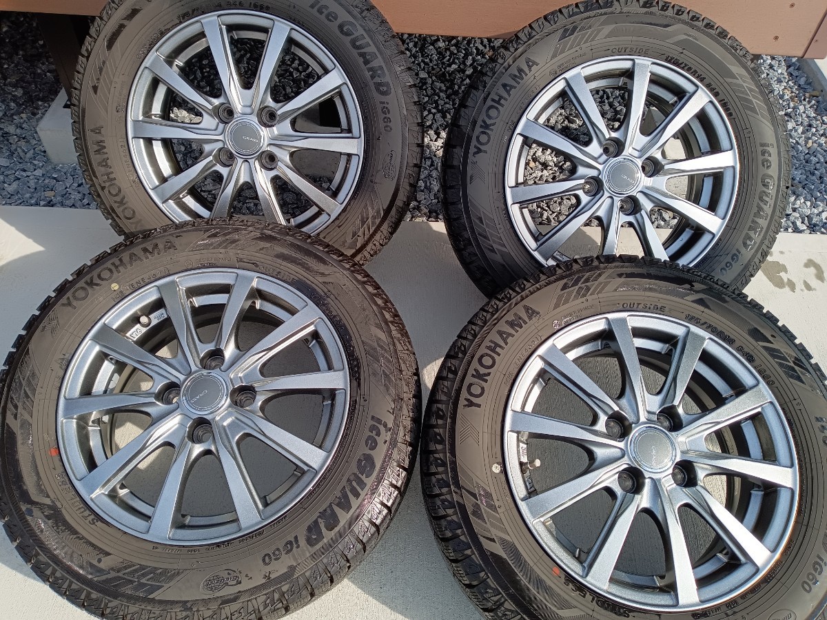 ☆175/70R14☆2021年製バリ溝ヨコハマアイスガードiG60スタッドレス
